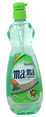 Mama Lemon 750мл Зеленый чай Гель концентр. для мытья посуды и детский принадл. 1/12